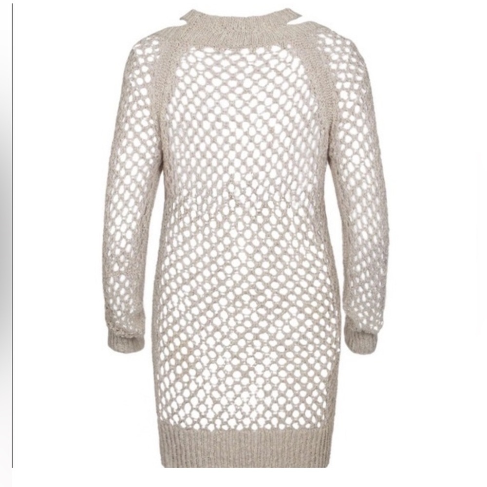 ALL SAINTS SPITALFIELDS Crochet Open Knit‎ Bound Dress Size 2